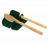 Spatelmat met houten lepel en pannenlikker